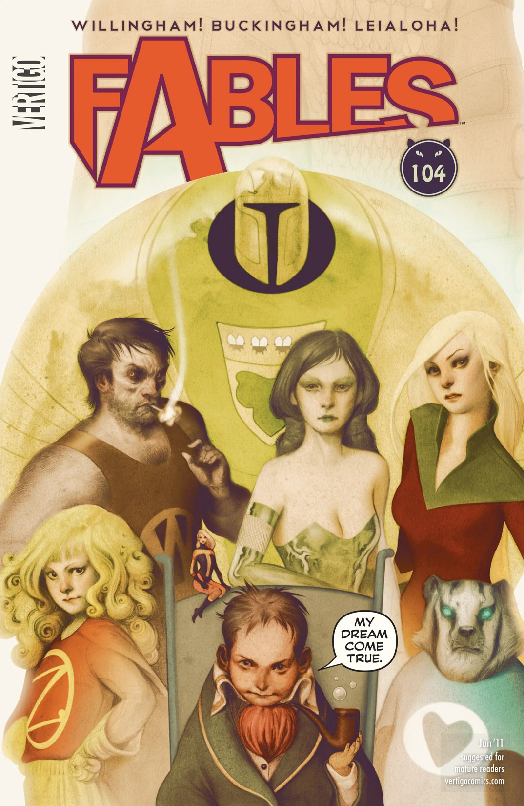 Fables #104 (DC, 2011 — Cover A) cover